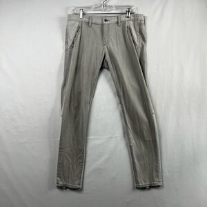AG Adriano Goldschmied Jeans Womens 30R Gray The Willow Zip Leggings Gray